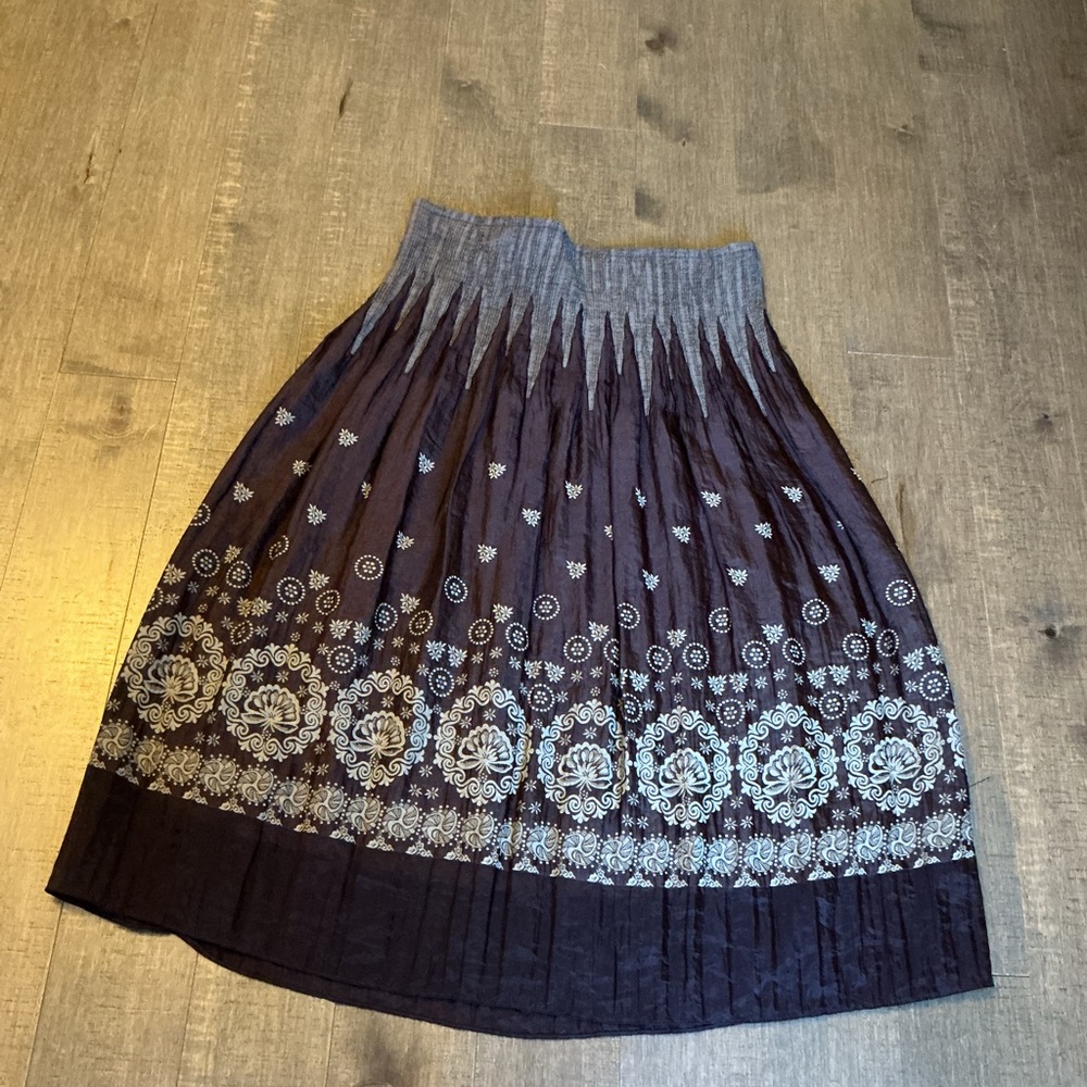 Lapis skirt or dress size XL in brown
